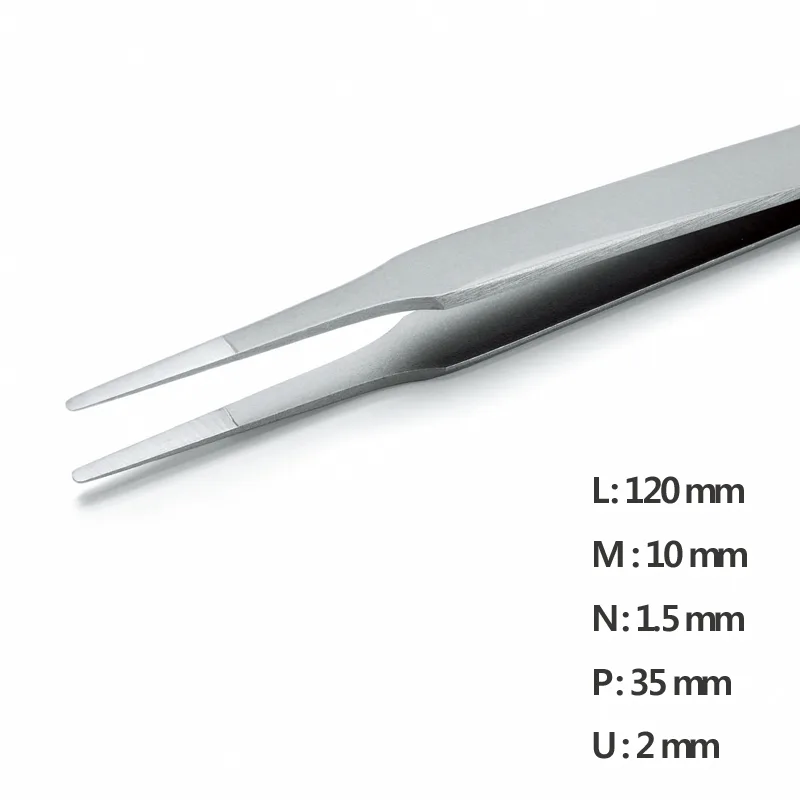 고정밀 항균성 이온 코팅 트위저, Rubis®, RU-2A Ion-SA