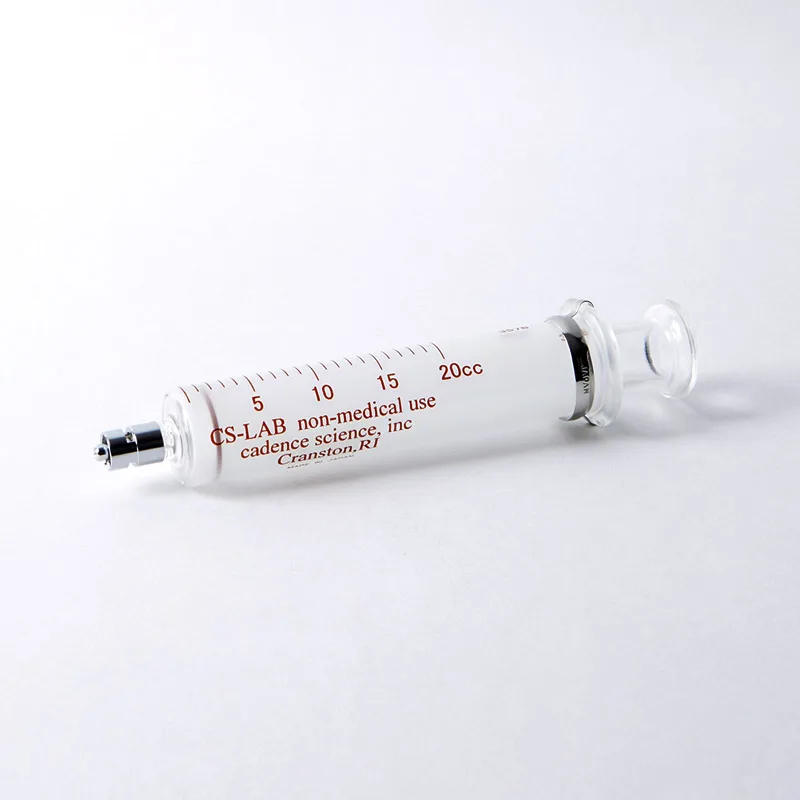 고급형 유리 주사기, Metal Luer-Lock Tip Cadence DAU-SSYRIMNG