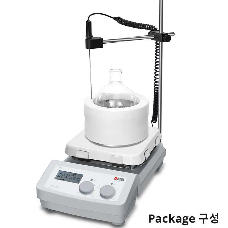 디지털 고온용 가열 자력 교반기, up to 550℃ DLAB DAU-HHOTADSP