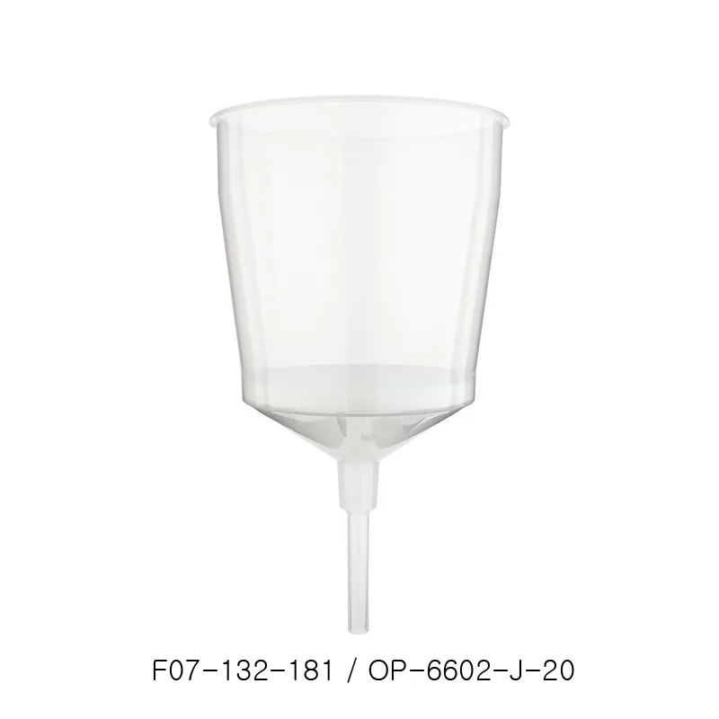 대용량 일회용 플라스틱 필터 펀넬, 2L Chemglass DAU-FFUNNPDA