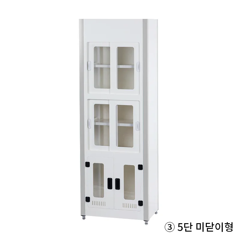 내산성 배기형 시약장, 5단 미닫이형 DAU-FFURAPPB