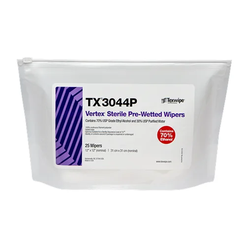 Vertex® 멸균 습식 와이퍼 Vertex DAU-WWIPESPW