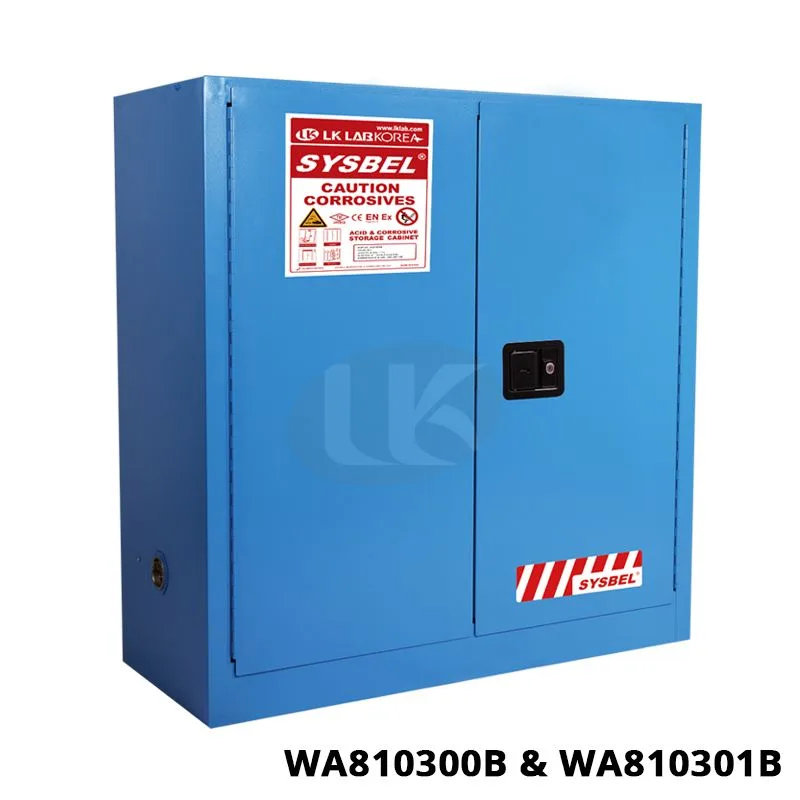 산 및 부식성용 안전 캐비넷, PE Leak-proof Tray SYSBEL DAU-SSAFEACD