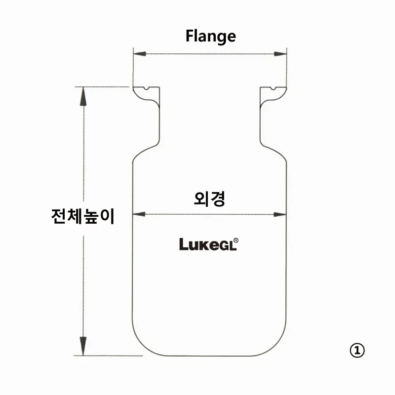 바틀형 반응조, 10 L & 20 L, LukeGL® LukeGL DAU-RREACVEB