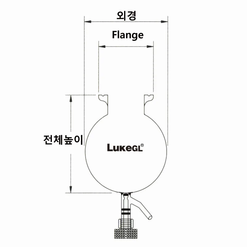 밸브식 플라스크형 반응조, LukeGL® LukeGL DAU-RREACVNA
